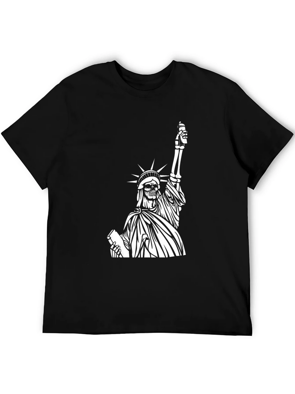 Grim Liberty Graphic Tee - Dark Humor Fashion