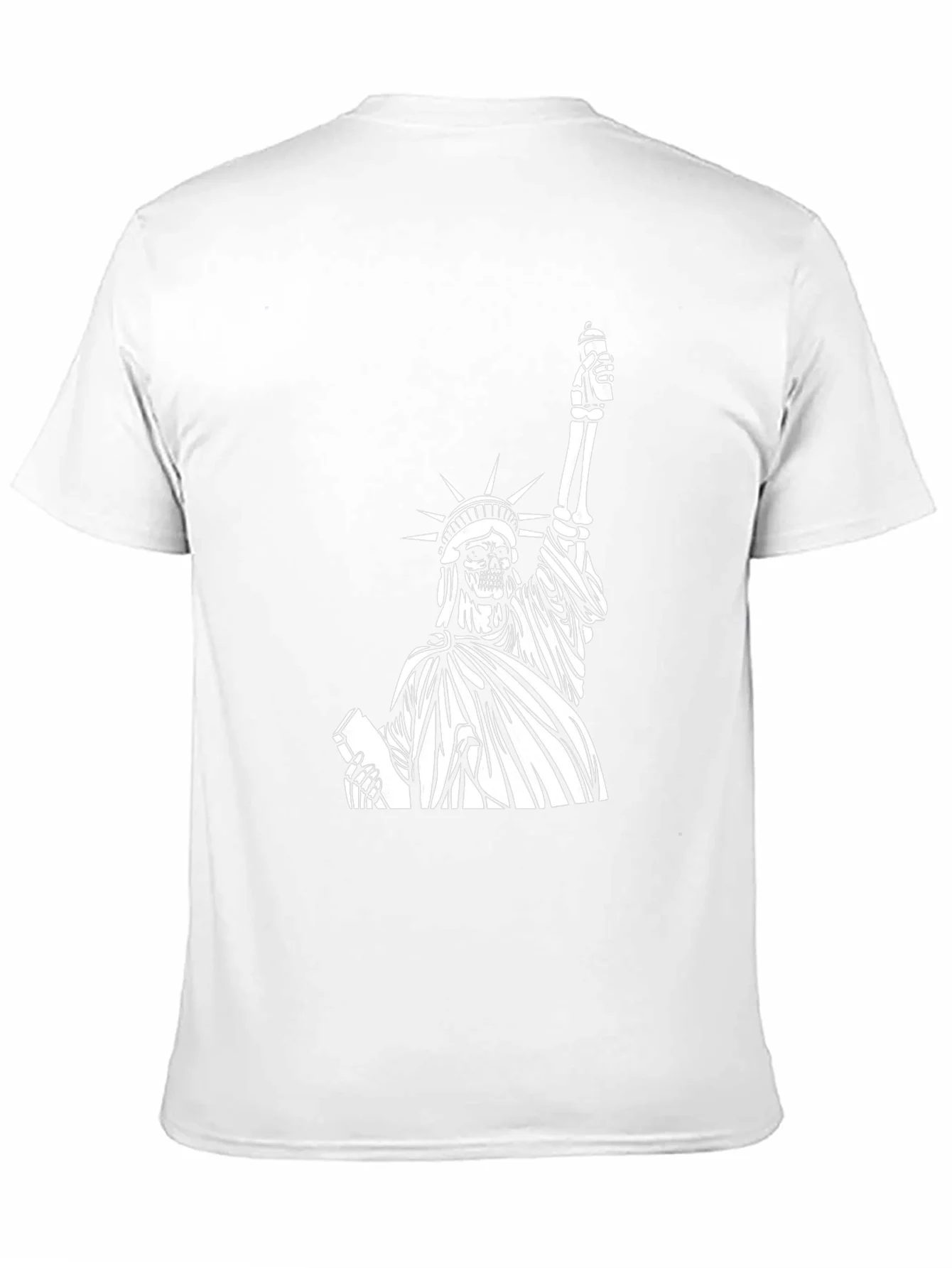 Grim Liberty Graphic Tee - Dark Humor Fashion