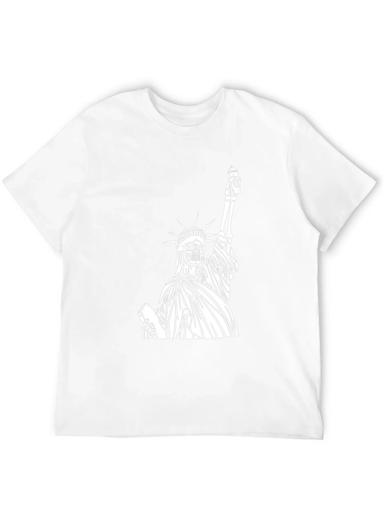 Grim Liberty Graphic Tee - Dark Humor Fashion