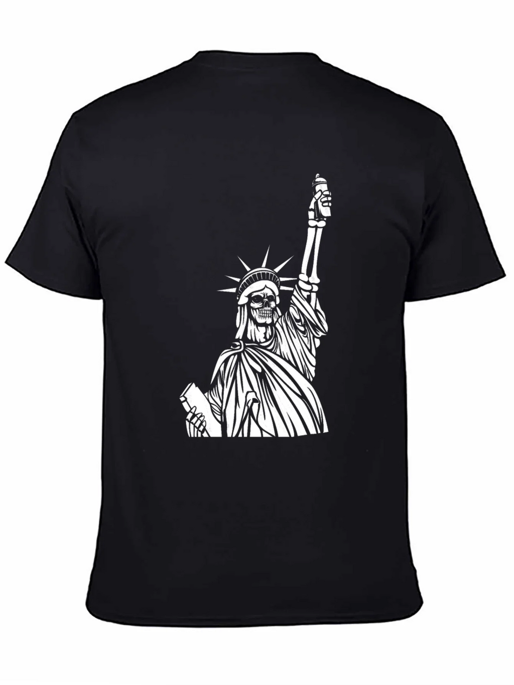 Grim Liberty Graphic Tee - Dark Humor Fashion