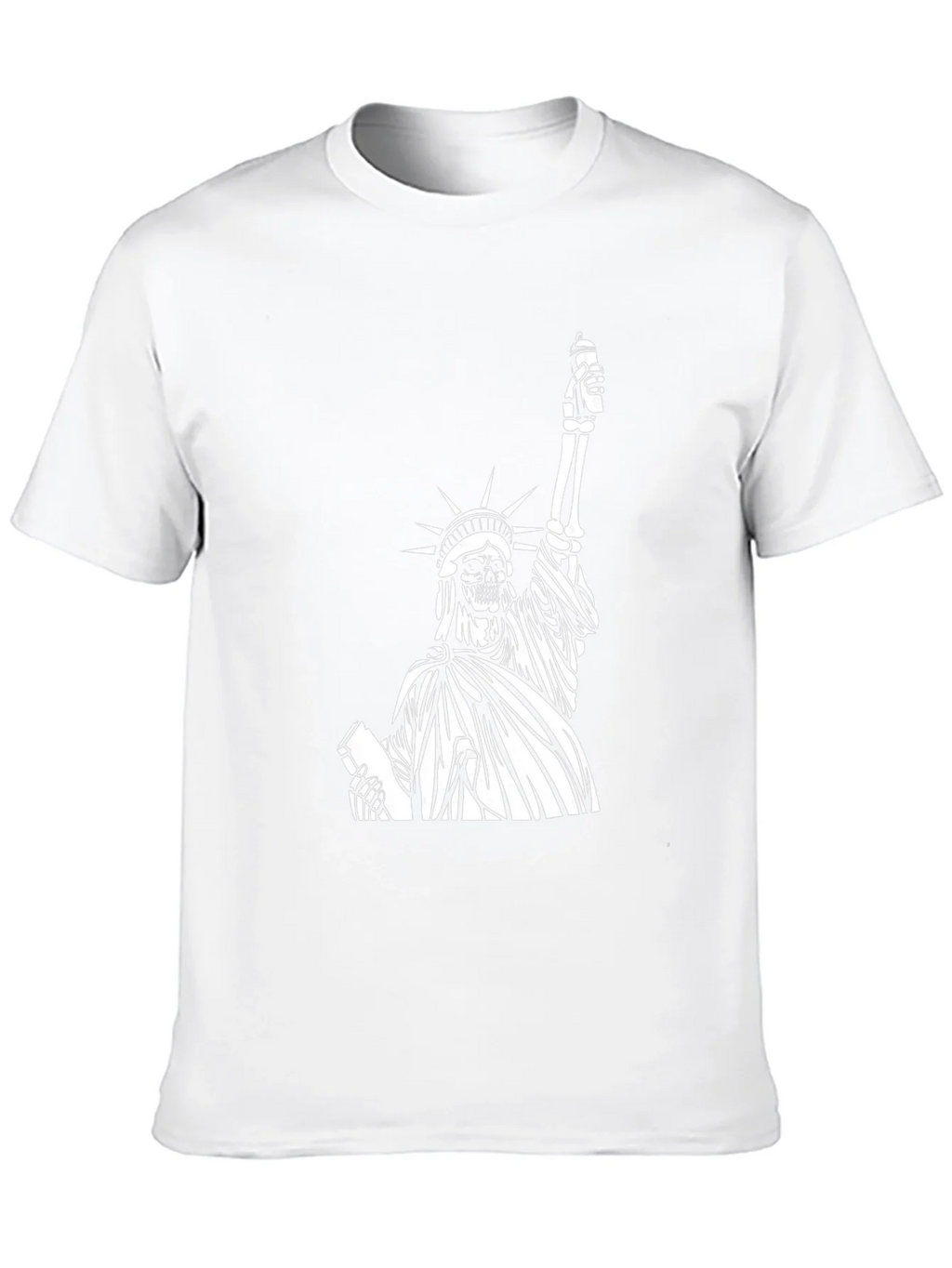 Grim Liberty Graphic Tee - Dark Humor Fashion