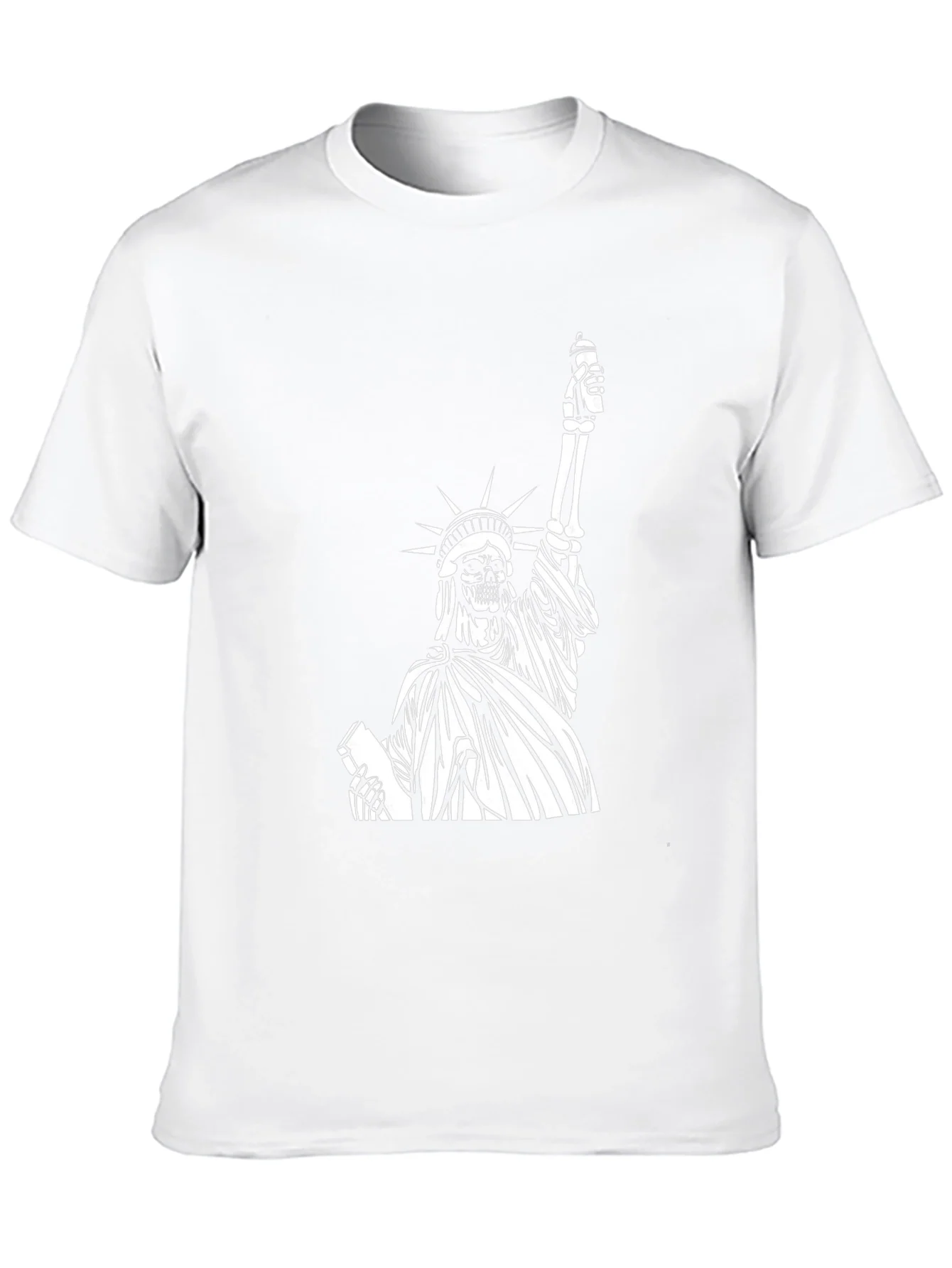 Grim Liberty Graphic Tee - Dark Humor Fashion