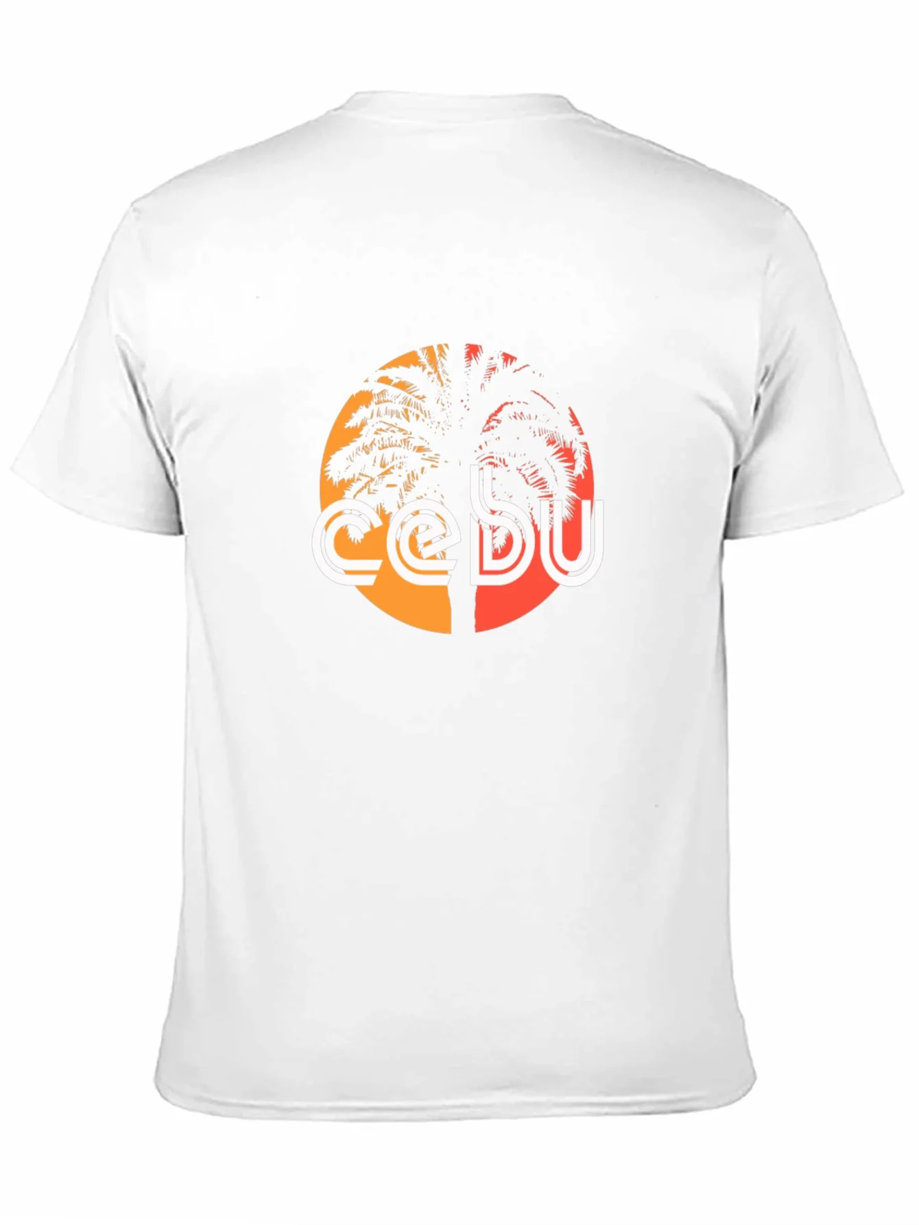Cebu Palm Tree Graphic Tee - Black