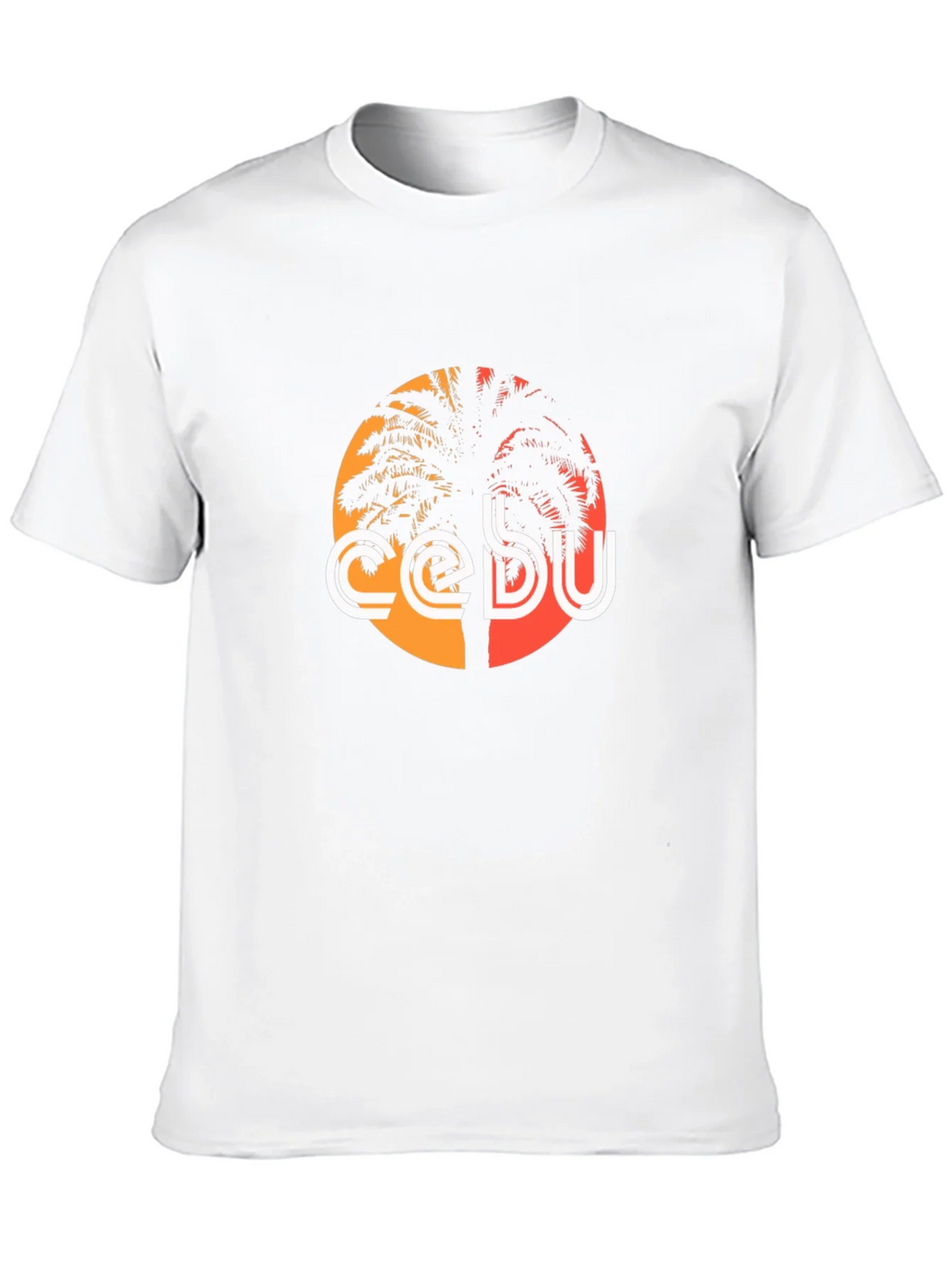 Cebu Palm Tree Graphic Tee - Black