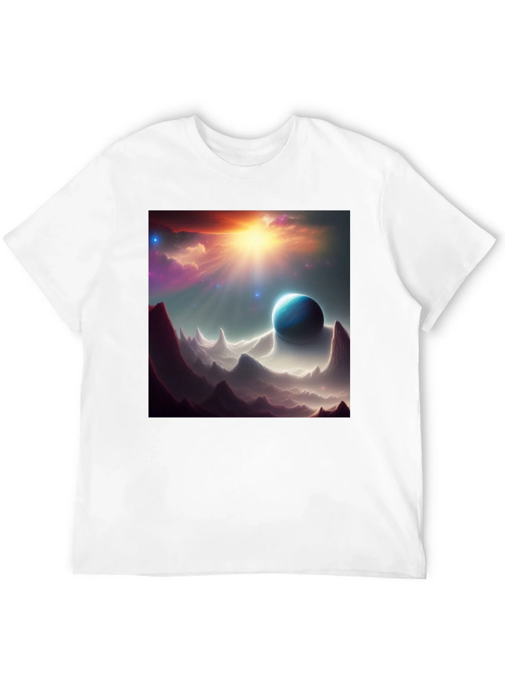 Cosmic Planet T-Shirt - Space Art Design