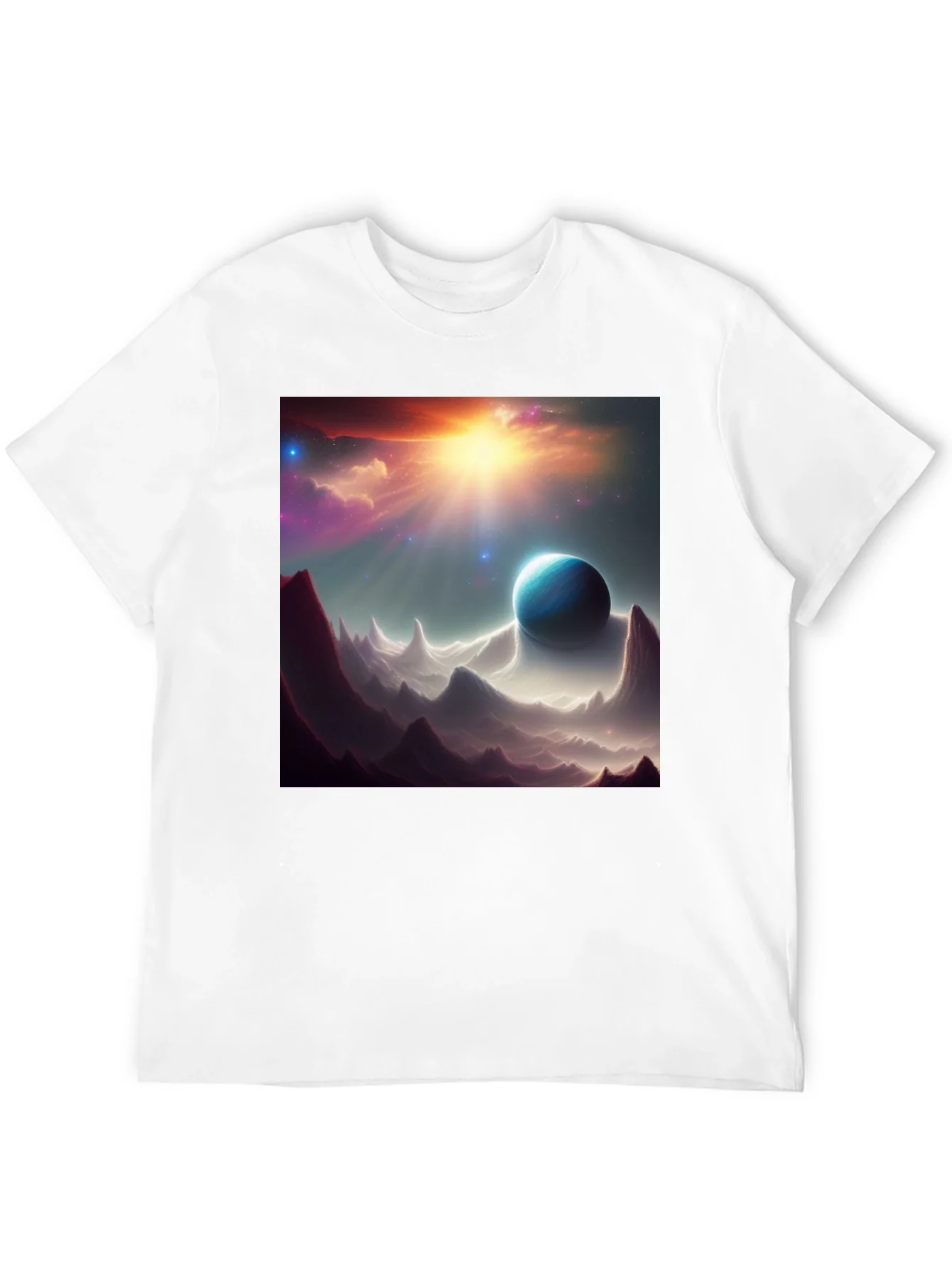 Cosmic Planet T-Shirt - Space Art Design