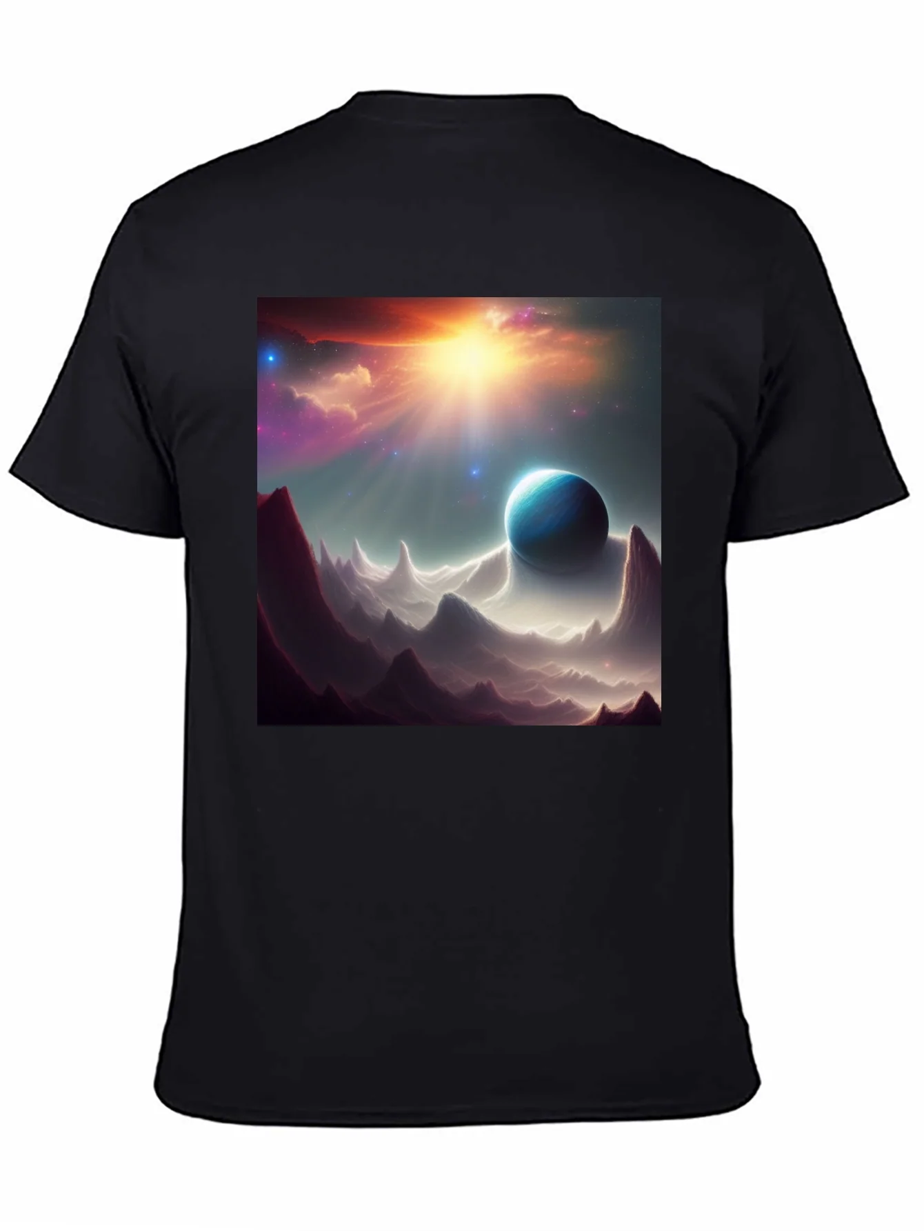 Cosmic Planet T-Shirt - Space Art Design