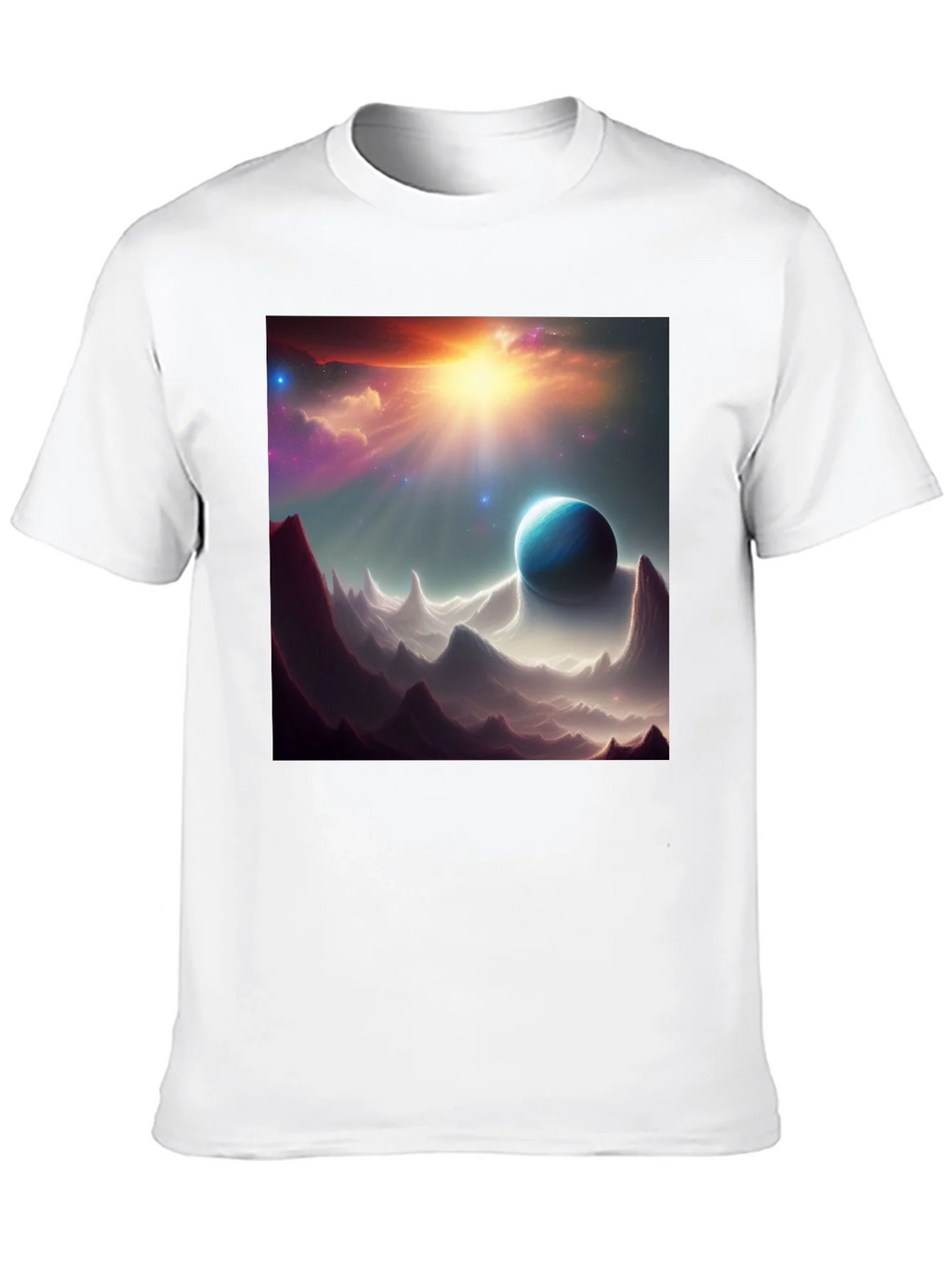 Cosmic Planet T-Shirt - Space Art Design