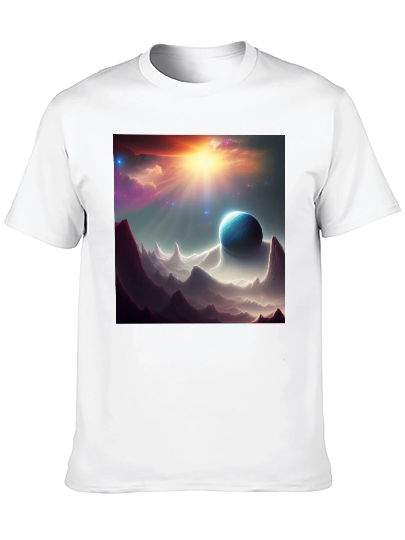 Cosmic Planet T-Shirt - Space Art Design