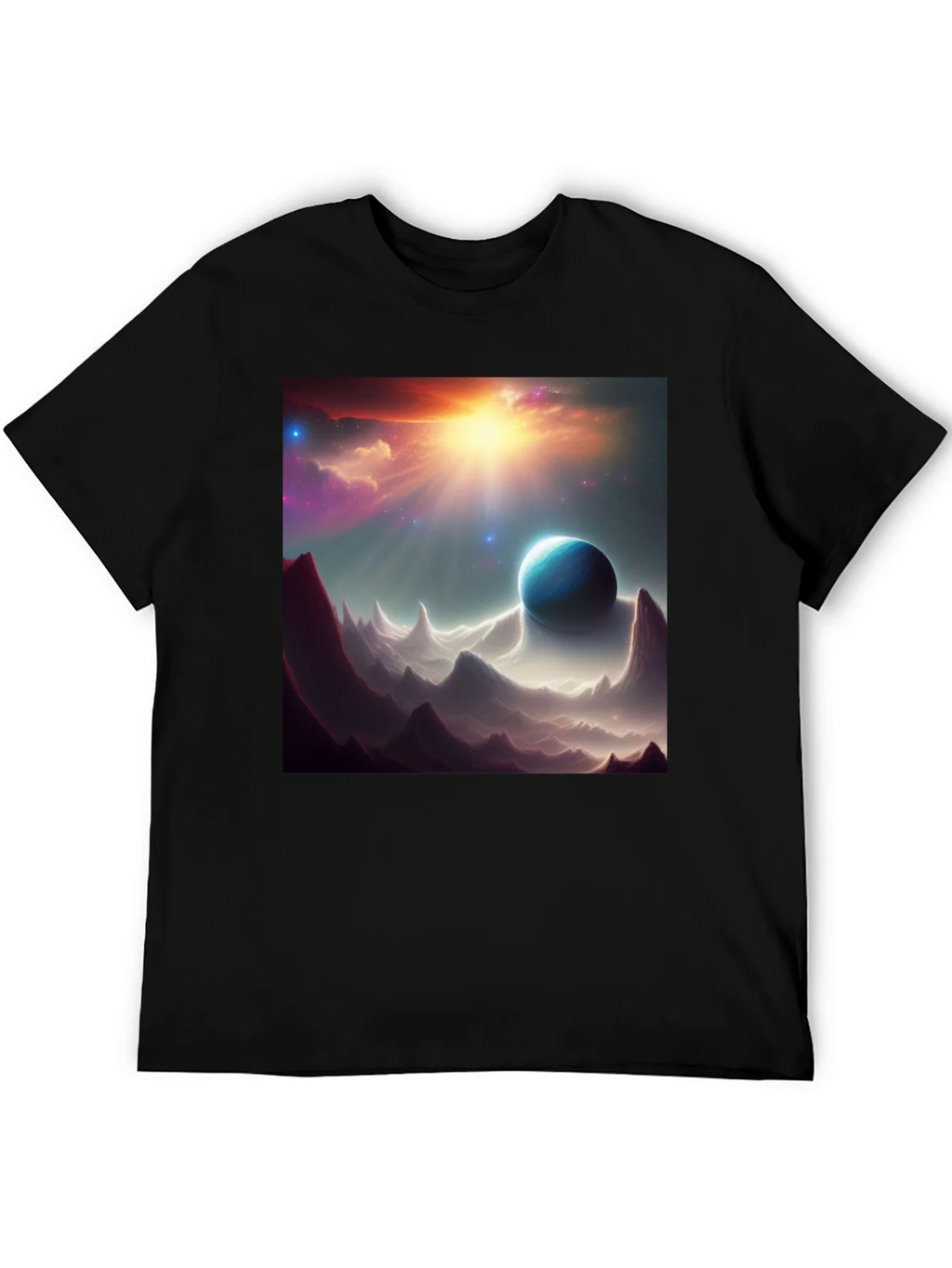Cosmic Planet T-Shirt - Space Art Design