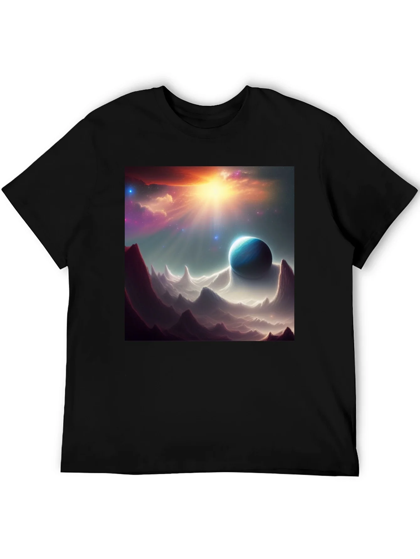 Cosmic Planet T-Shirt - Space Art Design