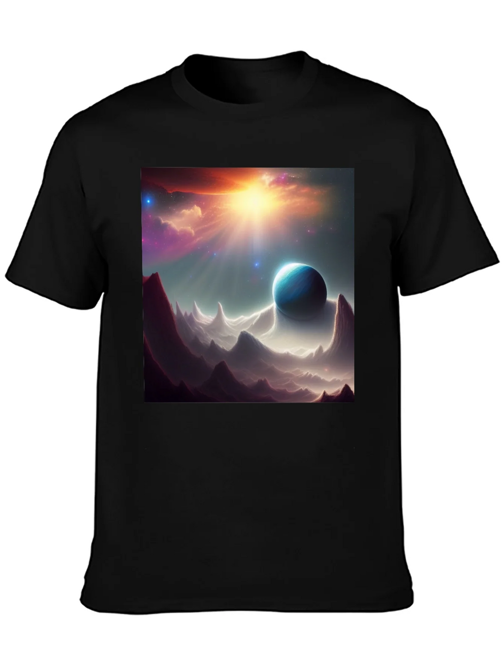 Cosmic Planet T-Shirt - Space Art Design