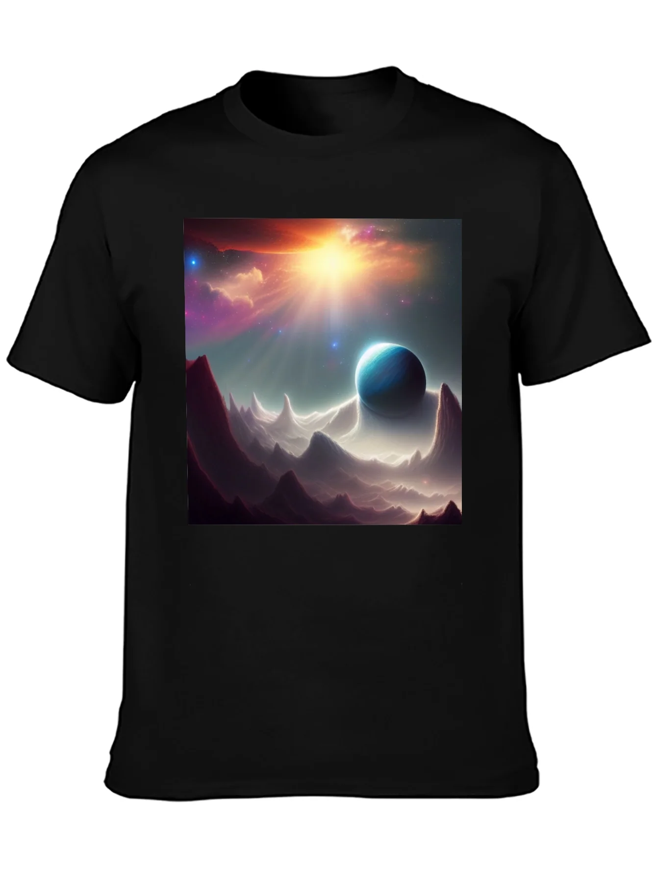 Cosmic Planet T-Shirt - Space Art Design