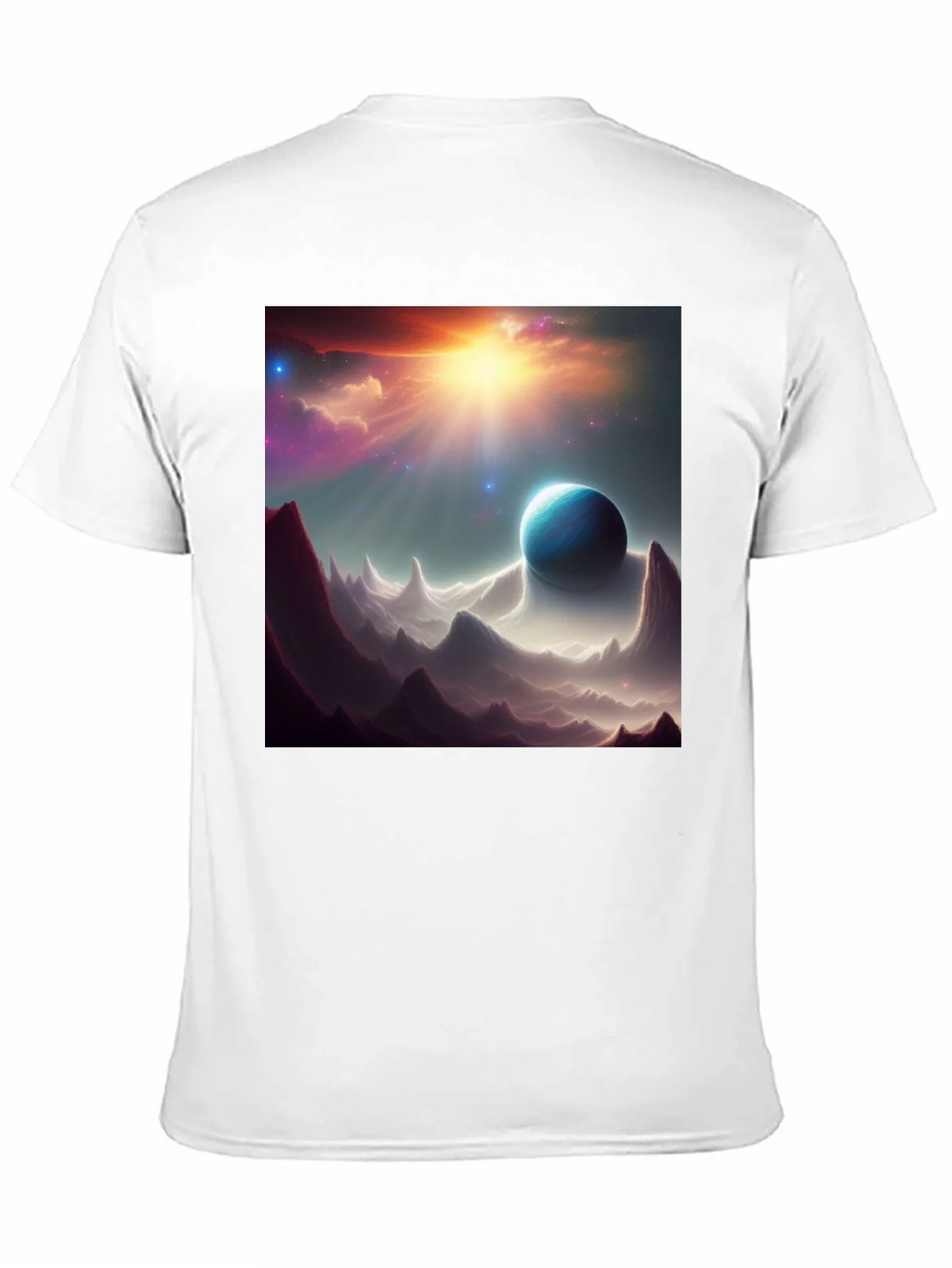 Cosmic Planet T-Shirt - Space Art Design