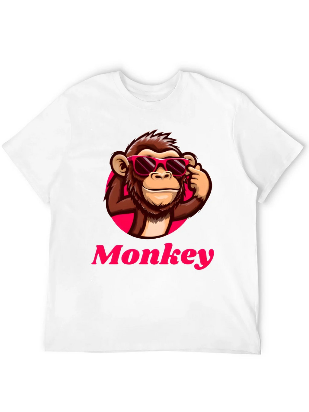 Cool Monkey Graphic T-Shirt - Black