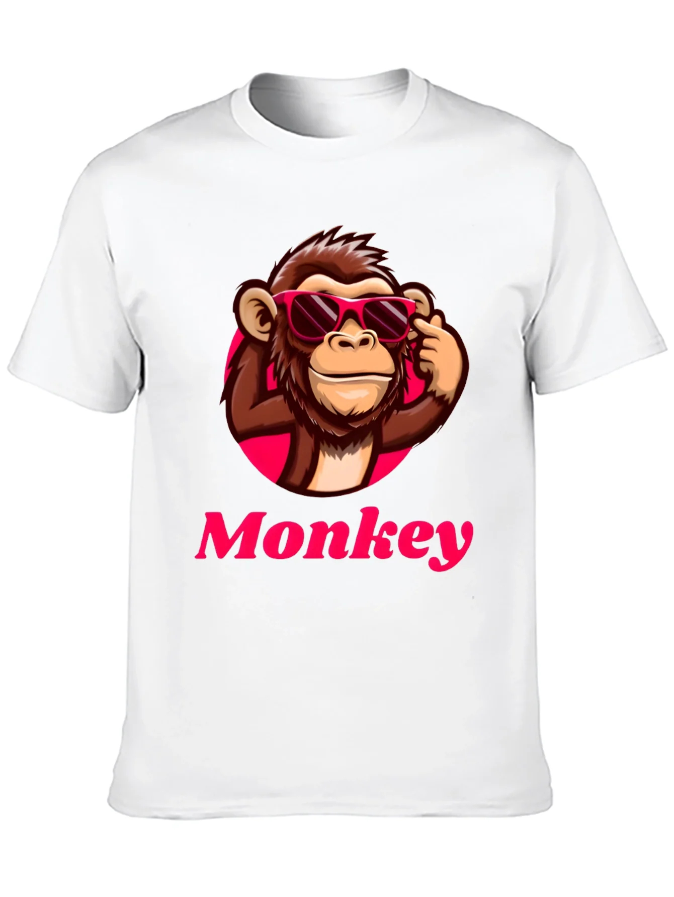 Cool Monkey Graphic T-Shirt - Black
