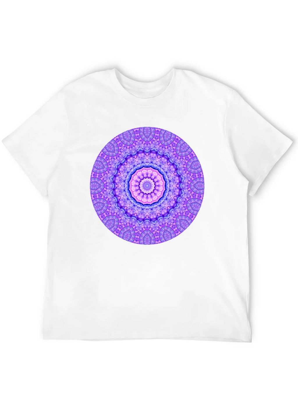 Mandala Graphic Tee - Unisex Black Cotton T-Shirt