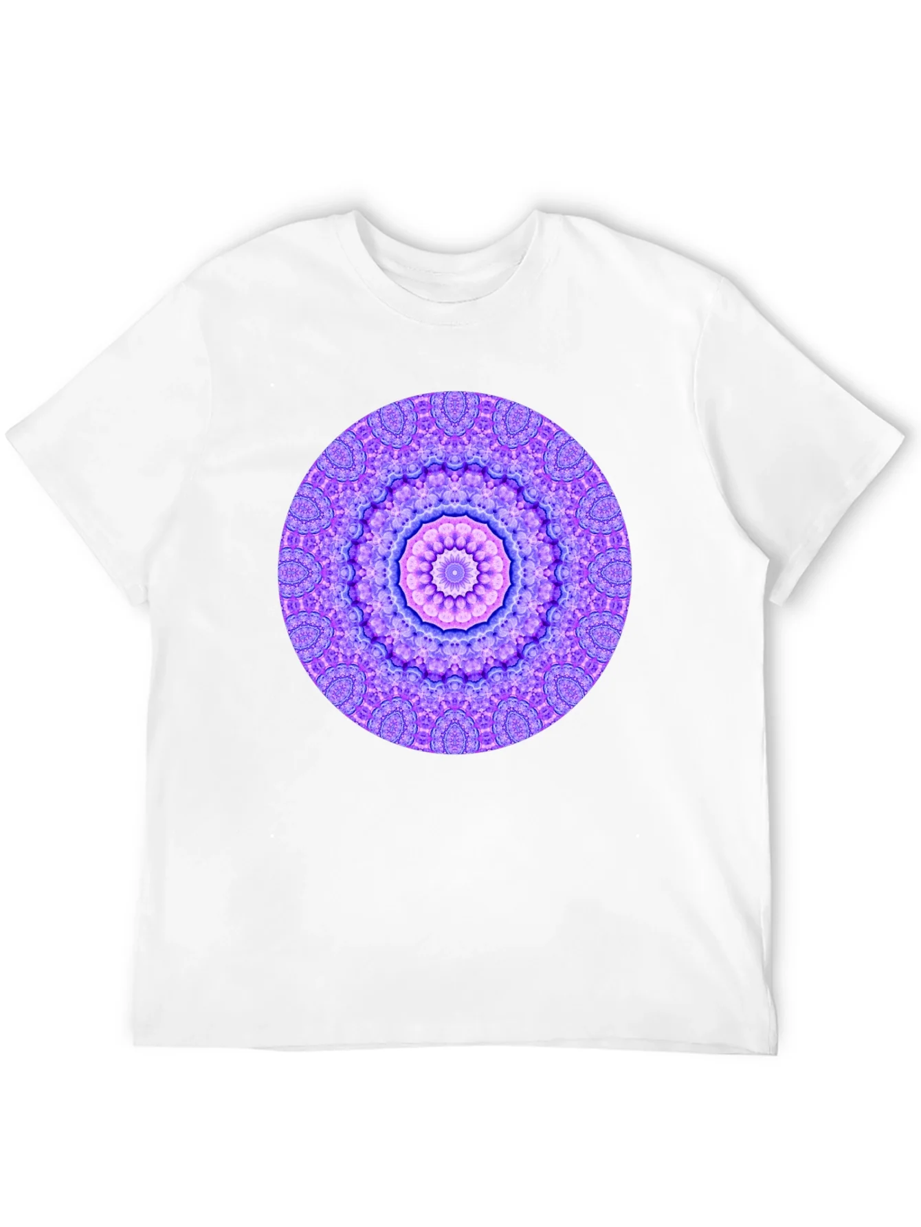 Mandala Graphic Tee - Unisex Black Cotton T-Shirt