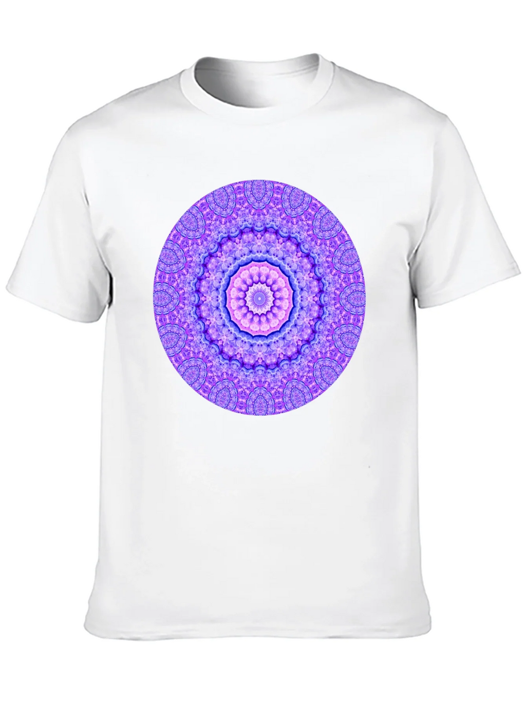 Mandala Graphic Tee - Unisex Black Cotton T-Shirt