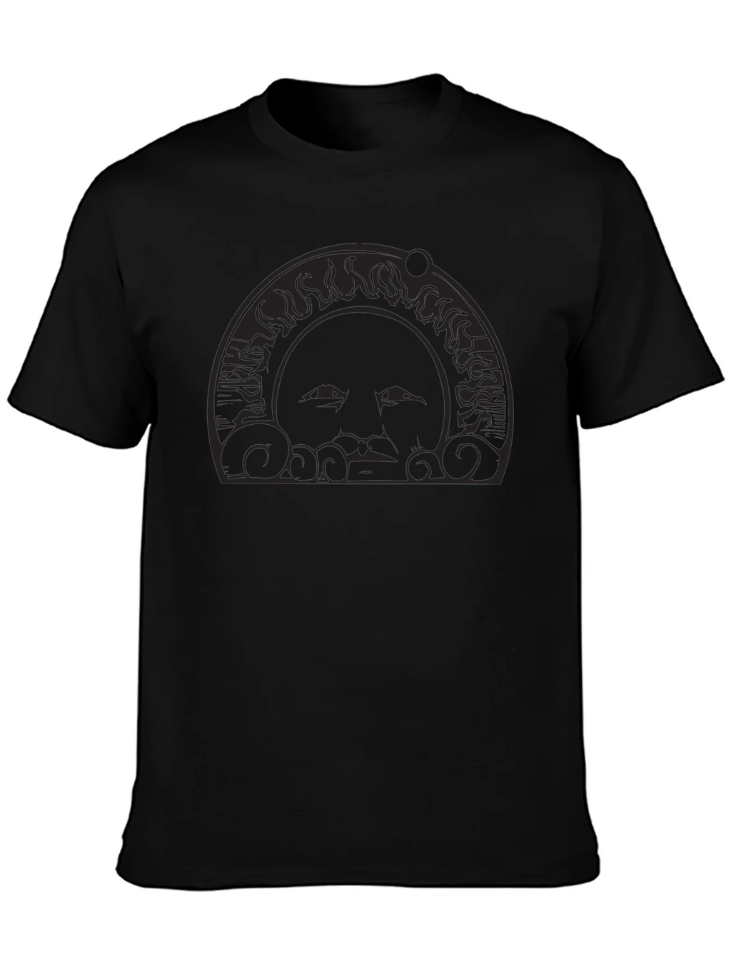 Black Sun Graphic Tee - Stylish & Unique
