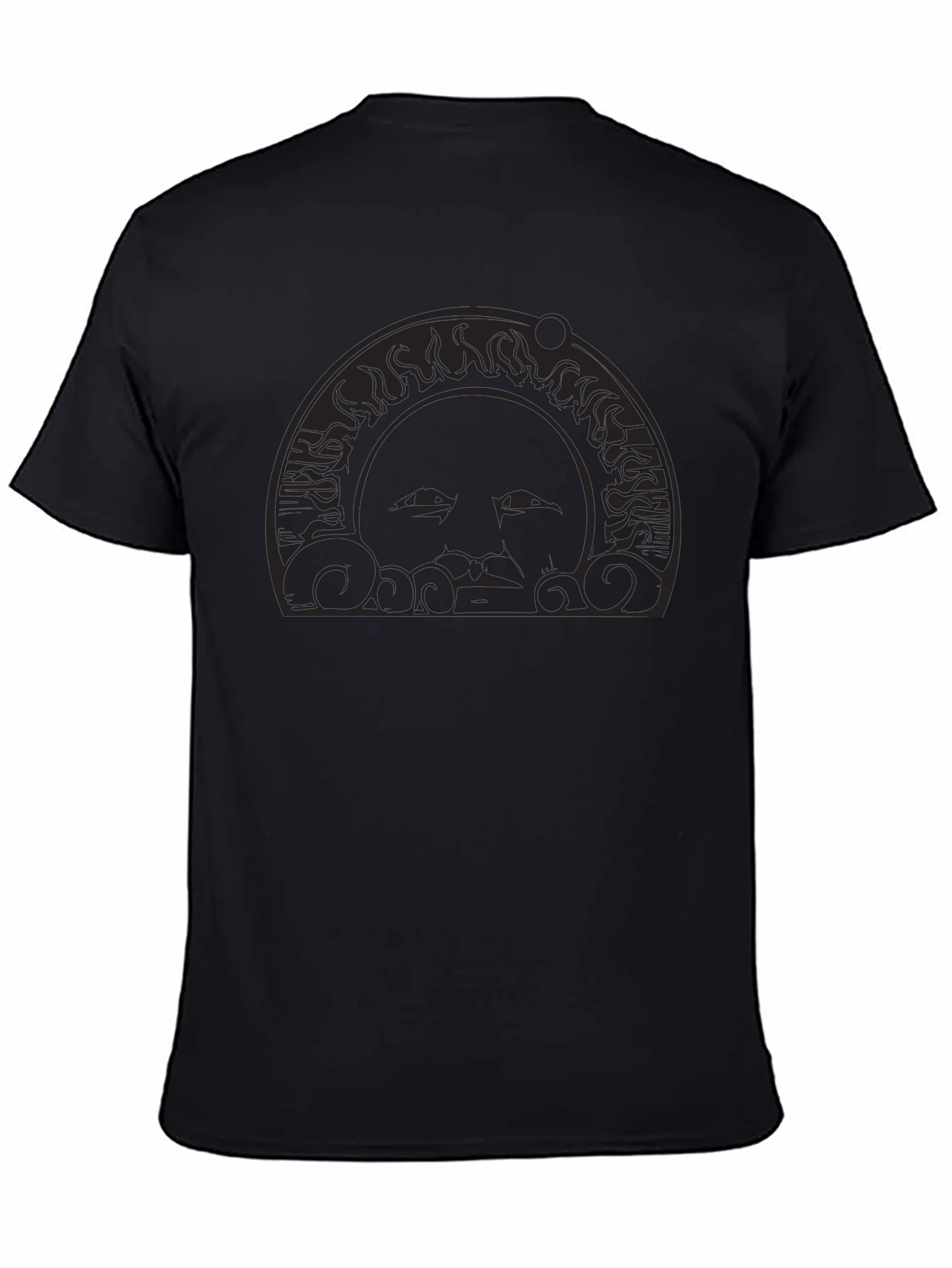 Black Sun Graphic Tee - Stylish & Unique