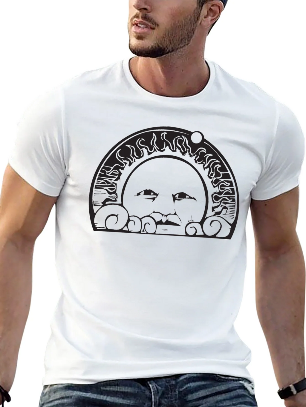 Black Sun Graphic Tee - Stylish & Unique