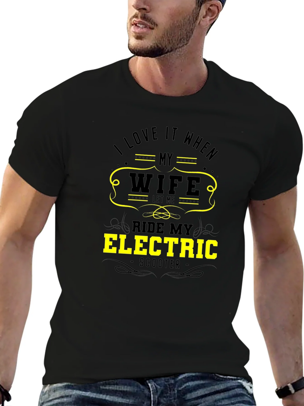 Funny Wife Electric Scooter T-Shirt