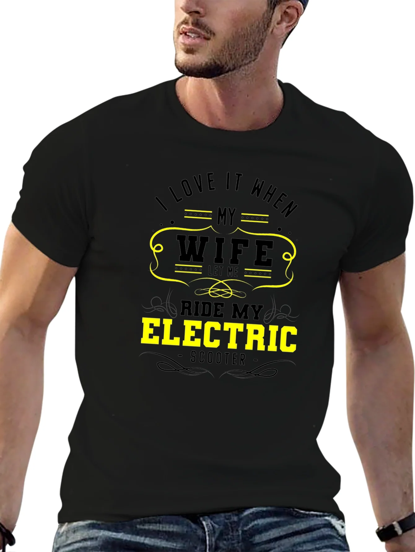 Funny Wife Electric Scooter T-Shirt