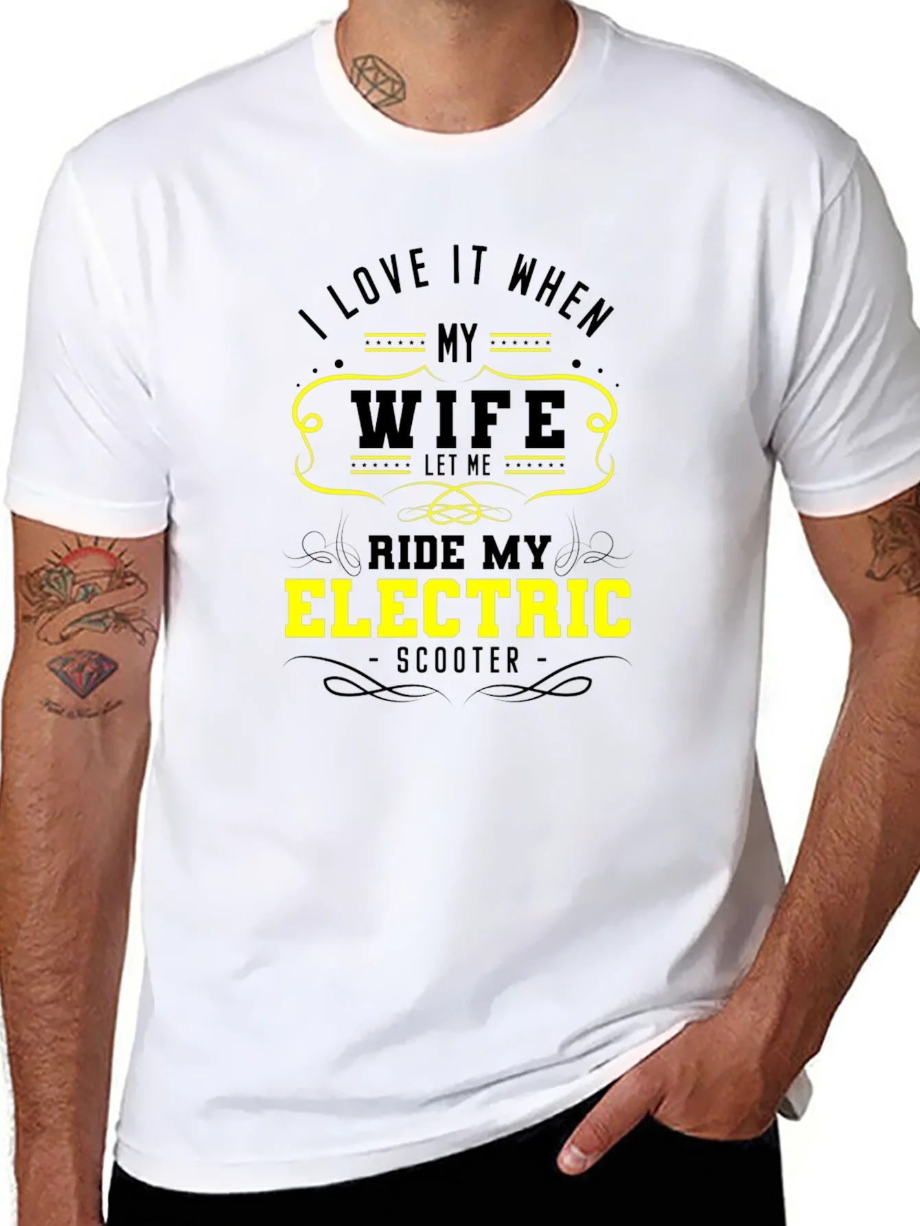 Funny Wife Electric Scooter T-Shirt