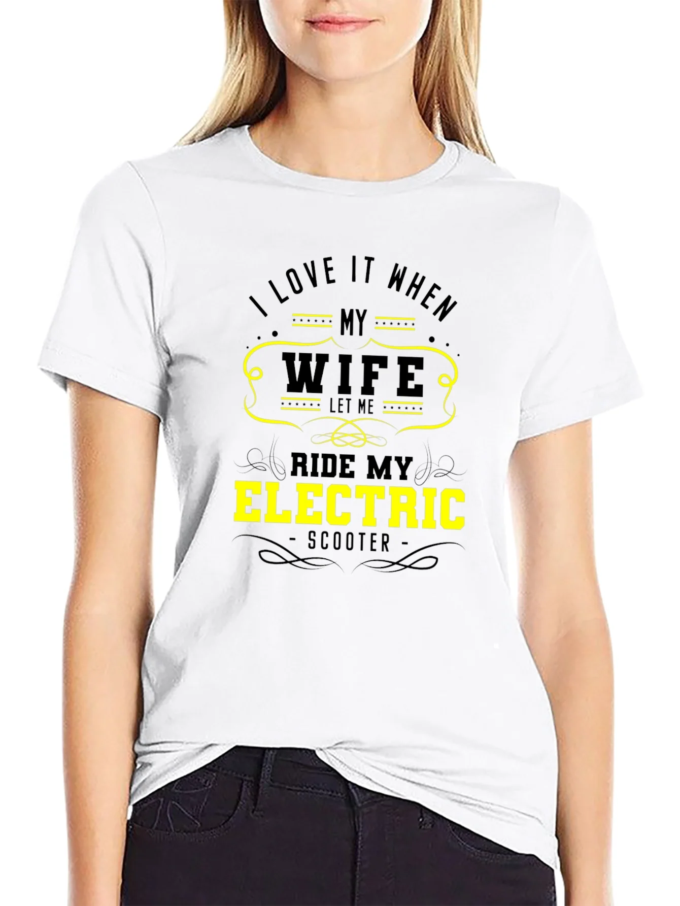 Funny Wife Electric Scooter T-Shirt