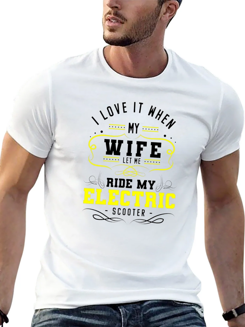 Funny Wife Electric Scooter T-Shirt