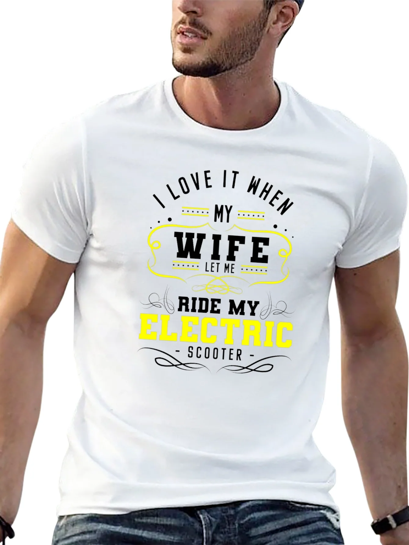 Funny Wife Electric Scooter T-Shirt