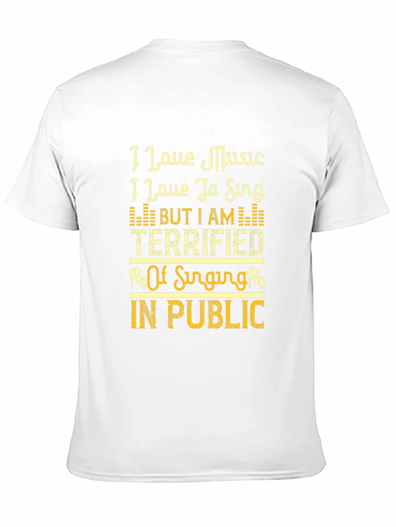 I Love Music Singing T-Shirt