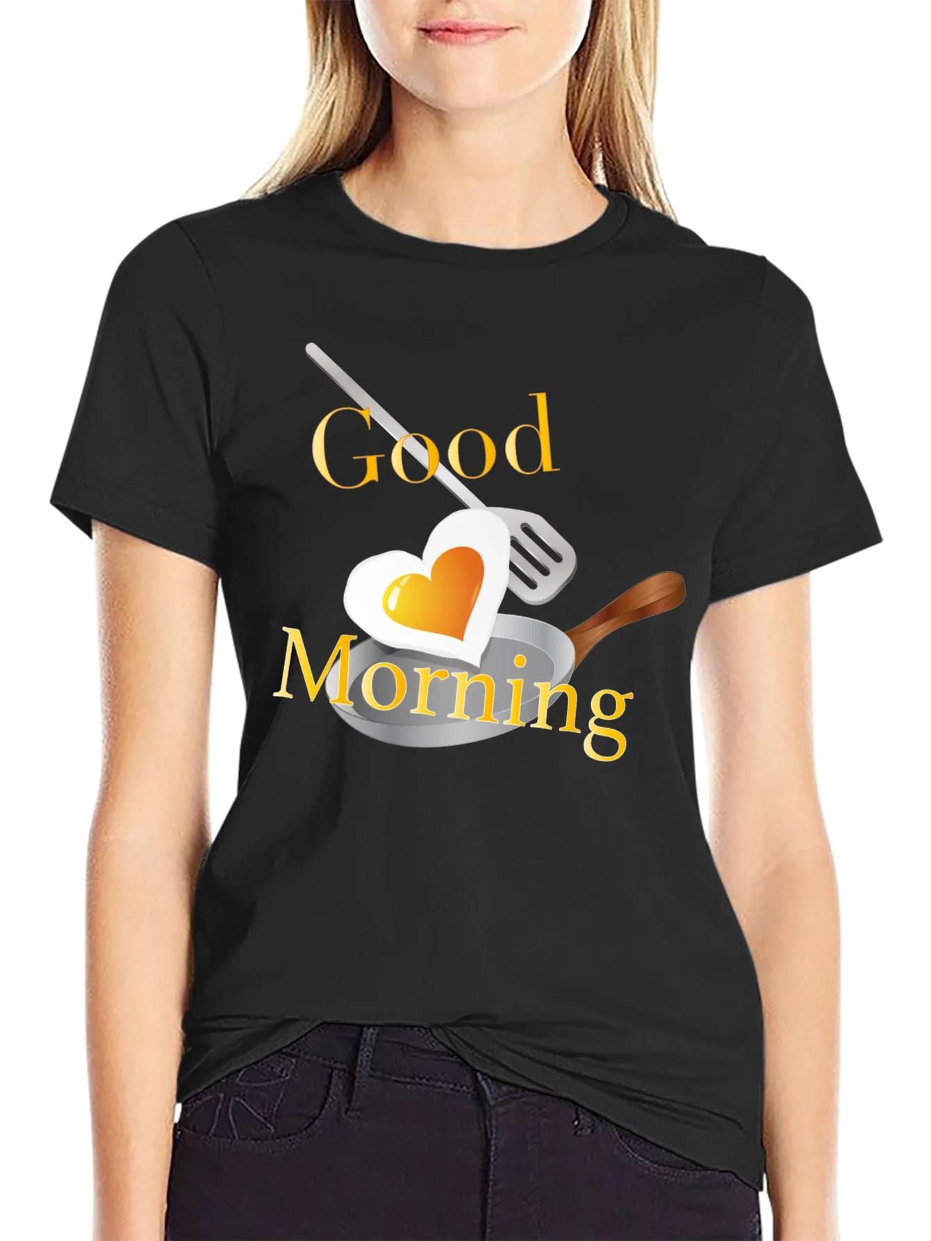 Good Morning Heart Egg T-Shirt