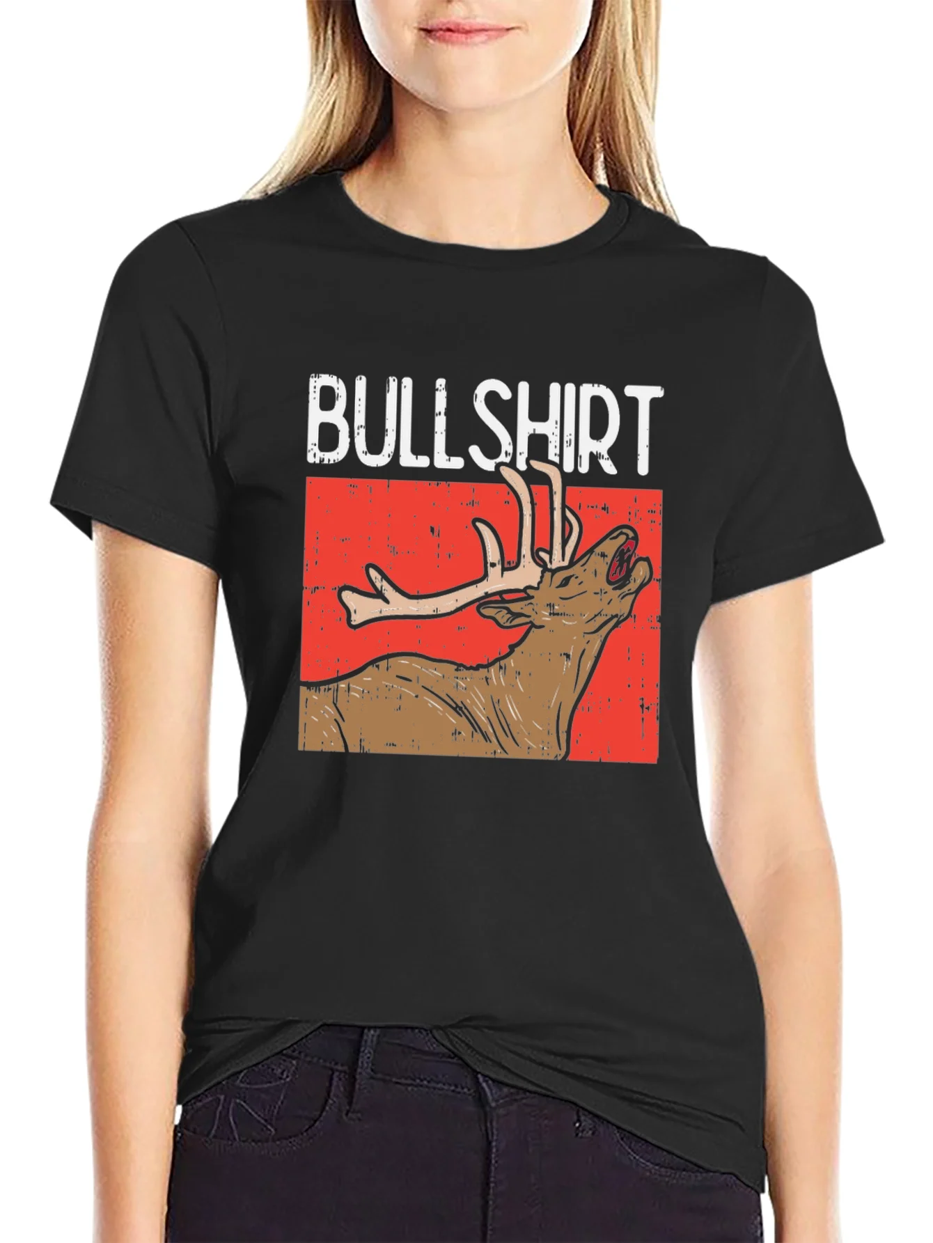 Bullshirt Graphic Tee - Funny Deer T-Shirt
