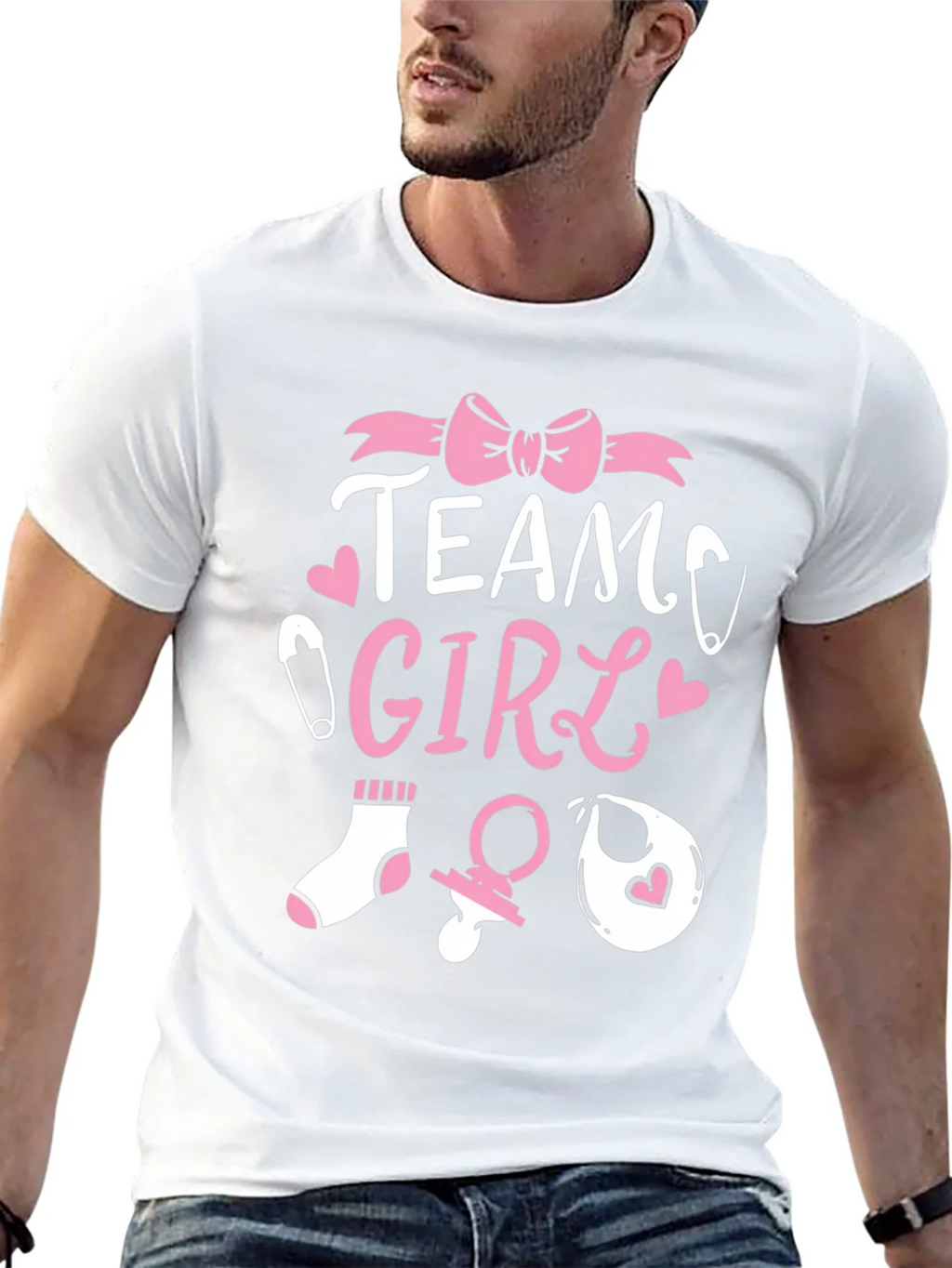 Team Girl Baby Shower T-Shirt