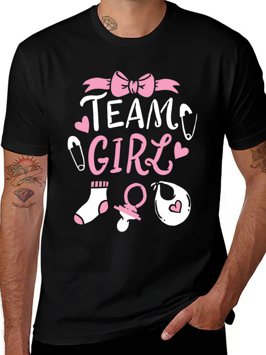 Team Girl Baby Shower T-Shirt