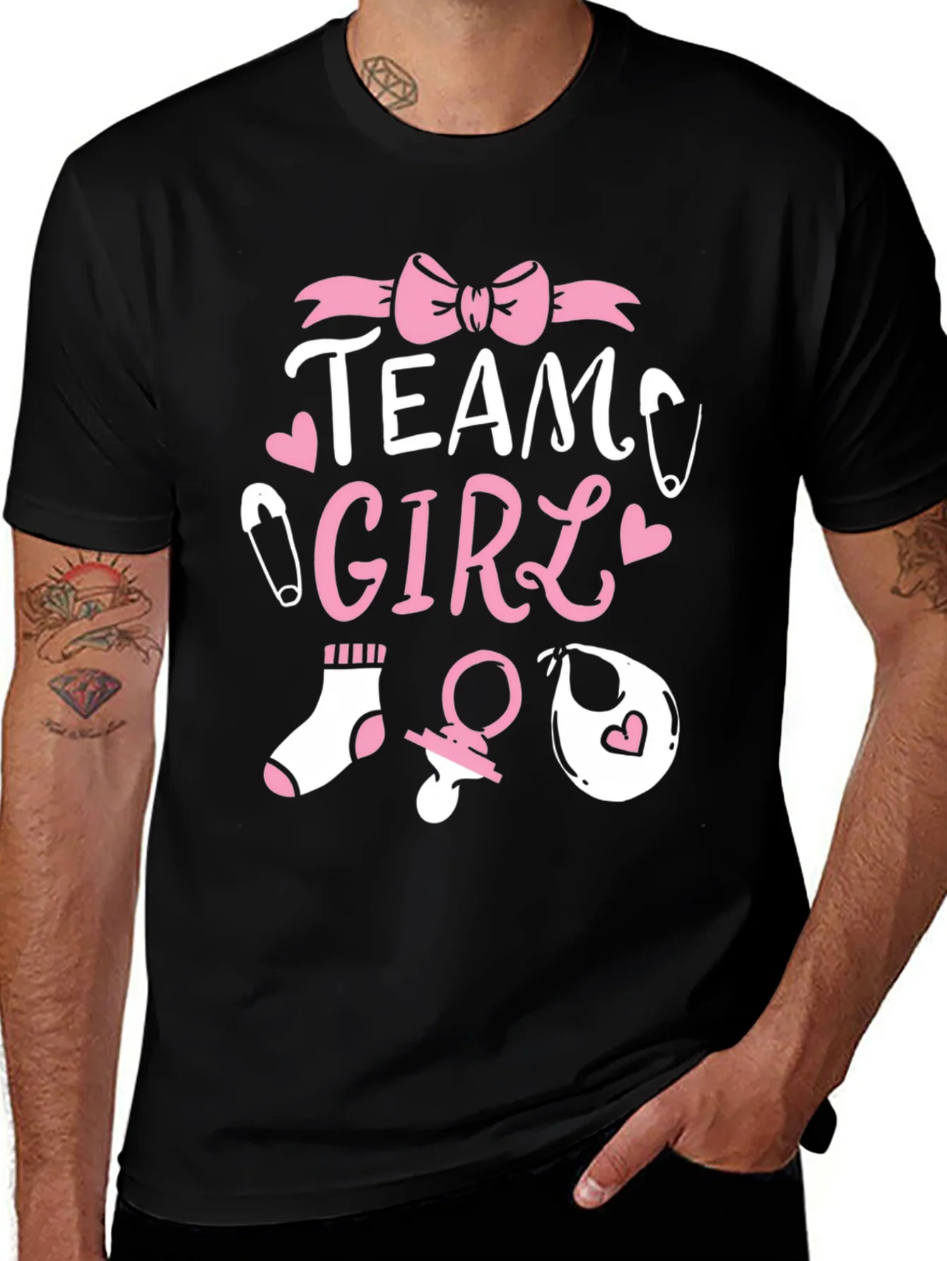 Team Girl Baby Shower T-Shirt