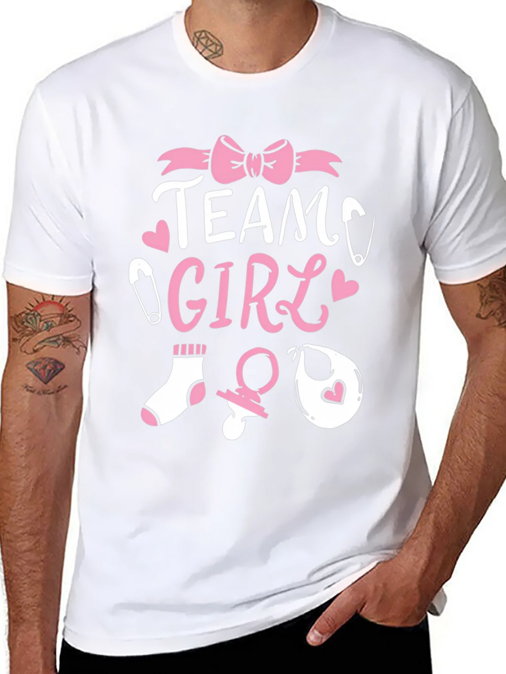 Team Girl Baby Shower T-Shirt
