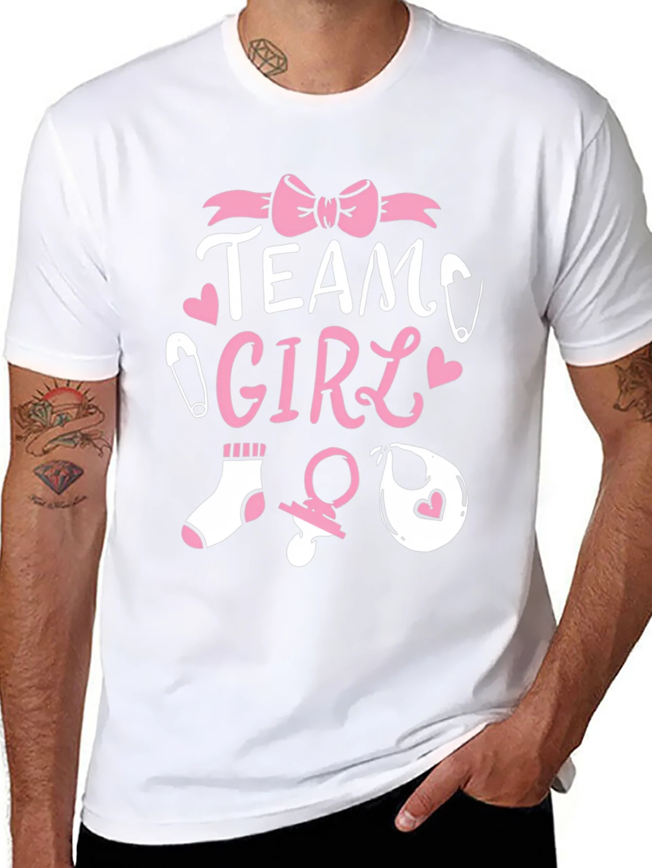 Team Girl Baby Shower T-Shirt
