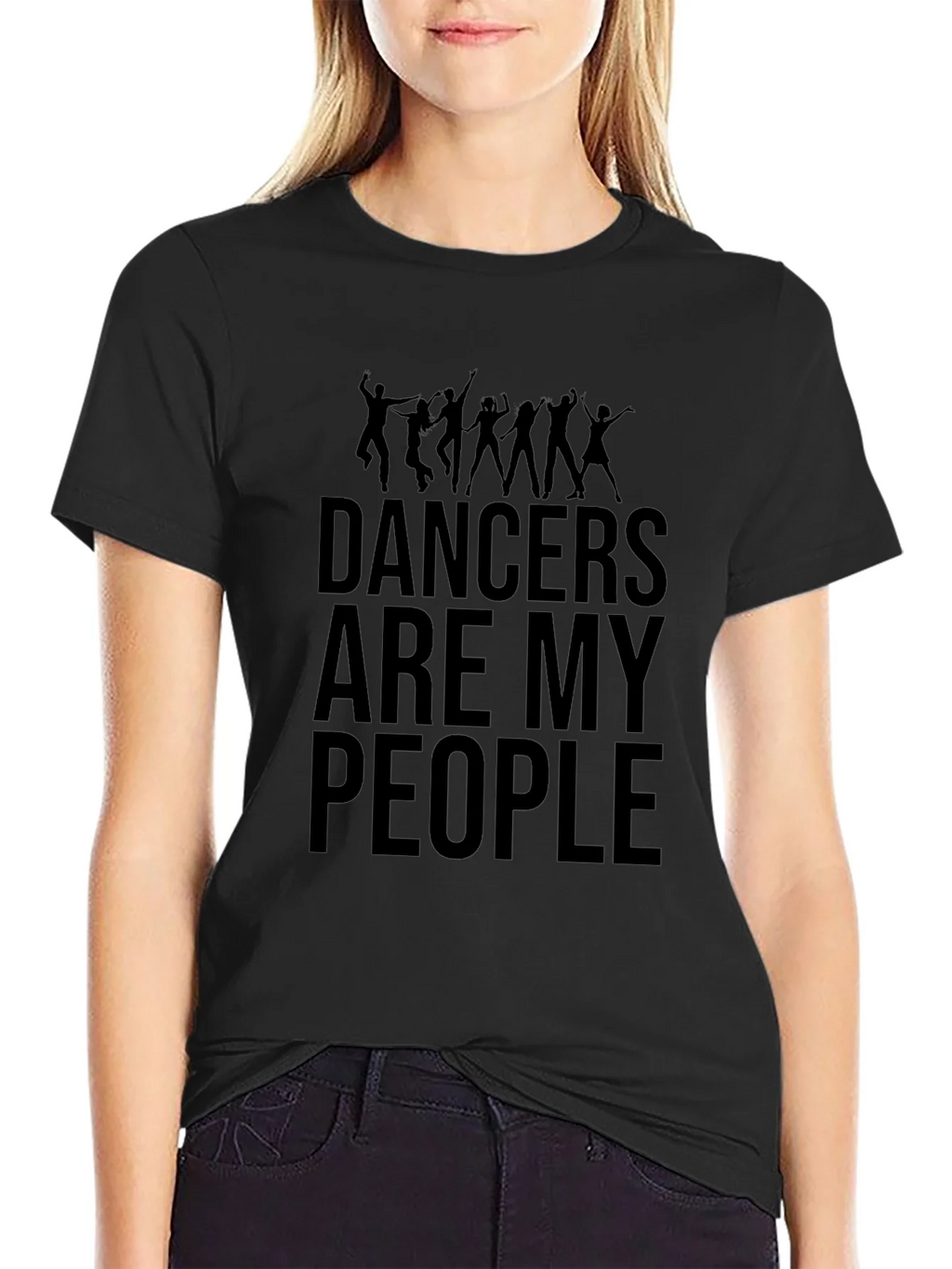 Dancers Are My People Graphic Tee - Black