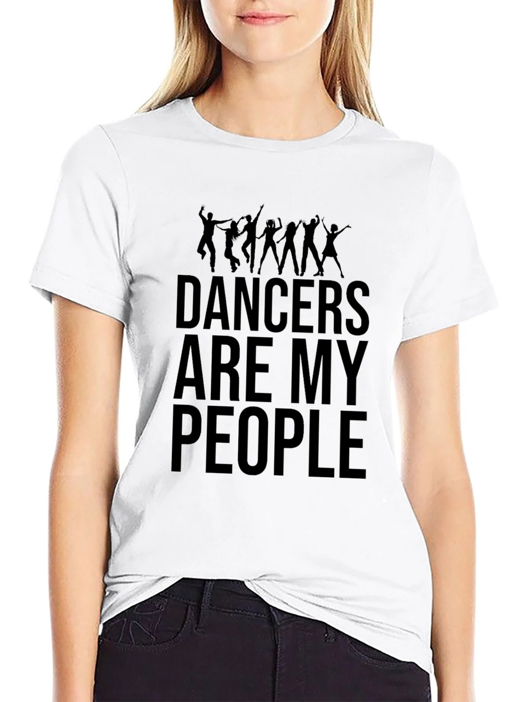 Dancers Are My People Graphic Tee - Black
