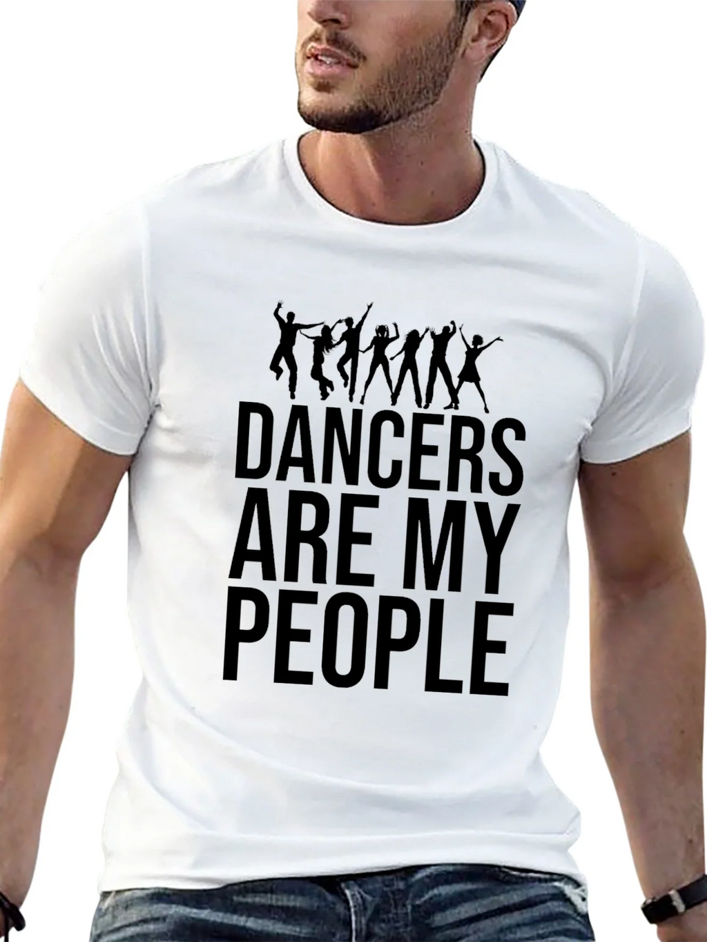 Dancers Are My People Graphic Tee - Black