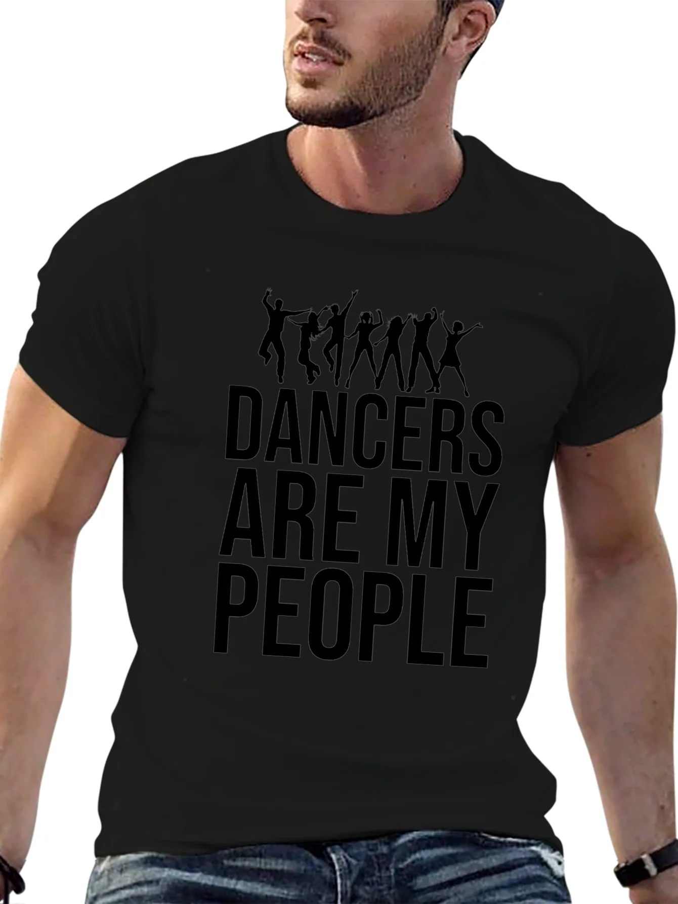 Dancers Are My People Graphic Tee - Black