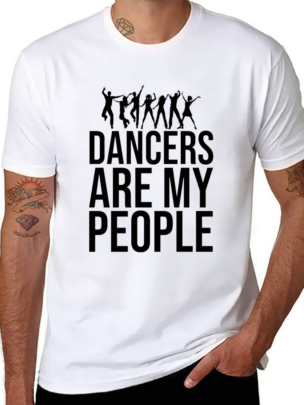 Dancers Are My People Graphic Tee - Black