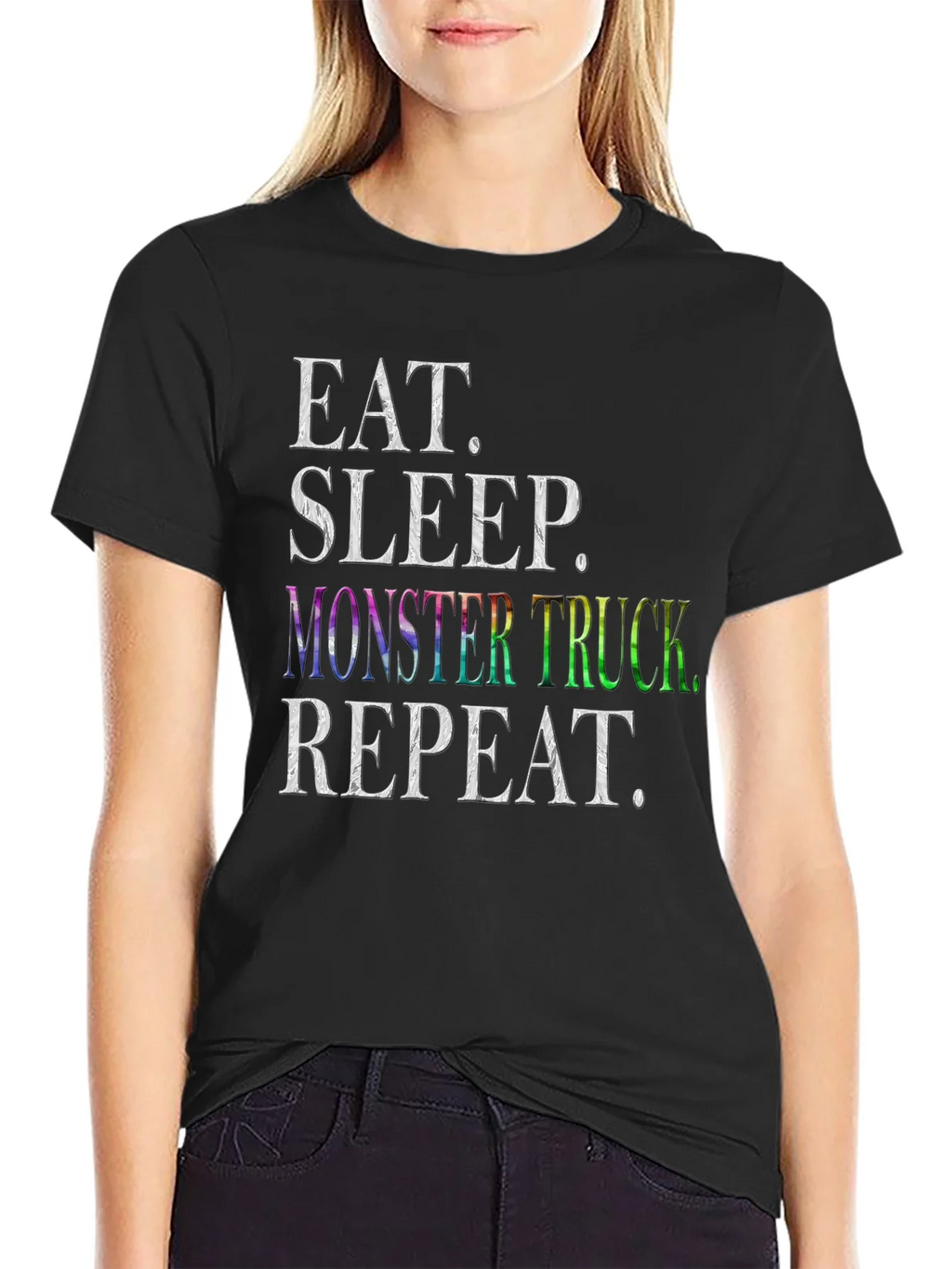 Eat Sleep Monster Truck Repeat T-Shirt