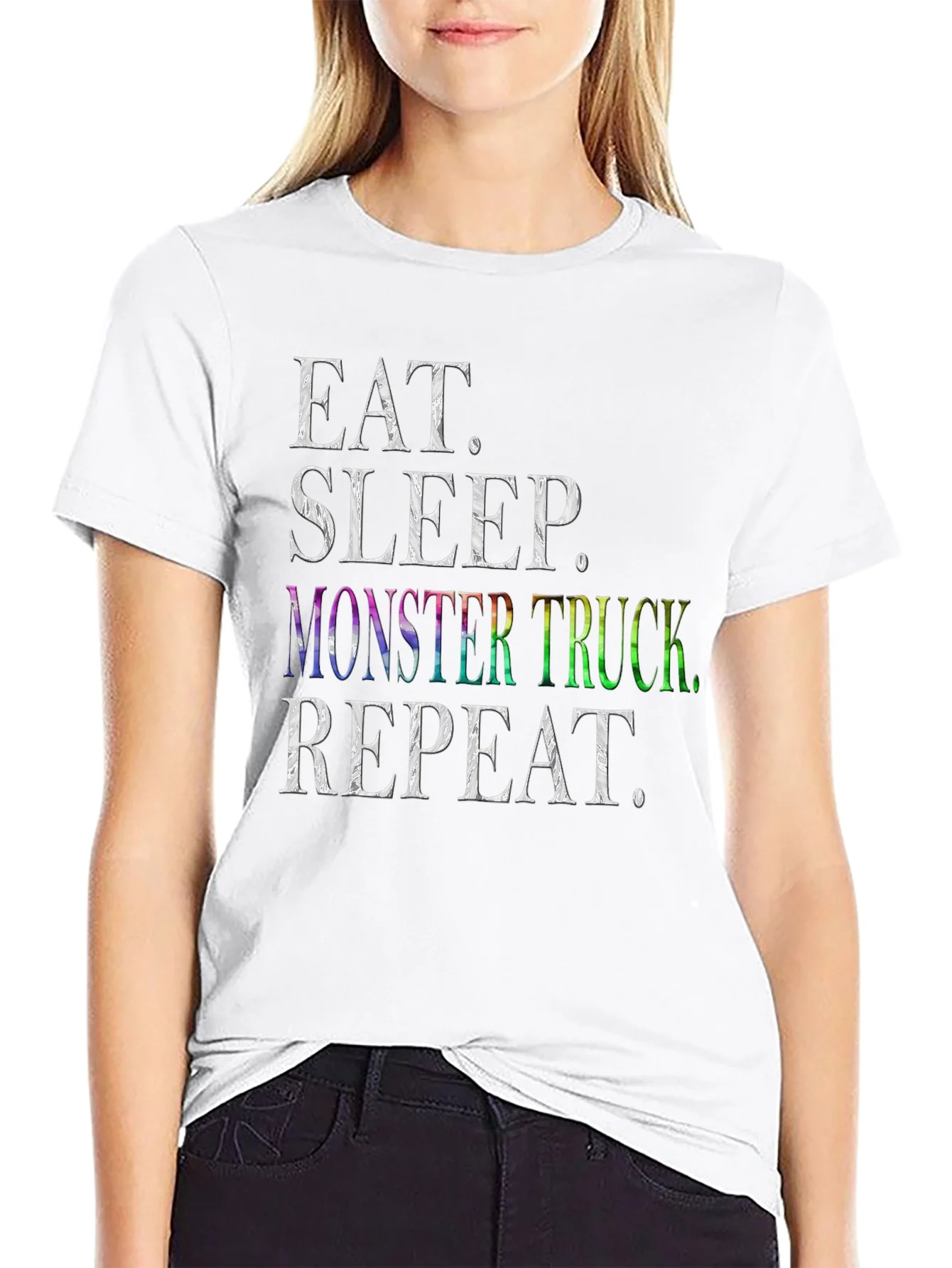 Eat Sleep Monster Truck Repeat T-Shirt