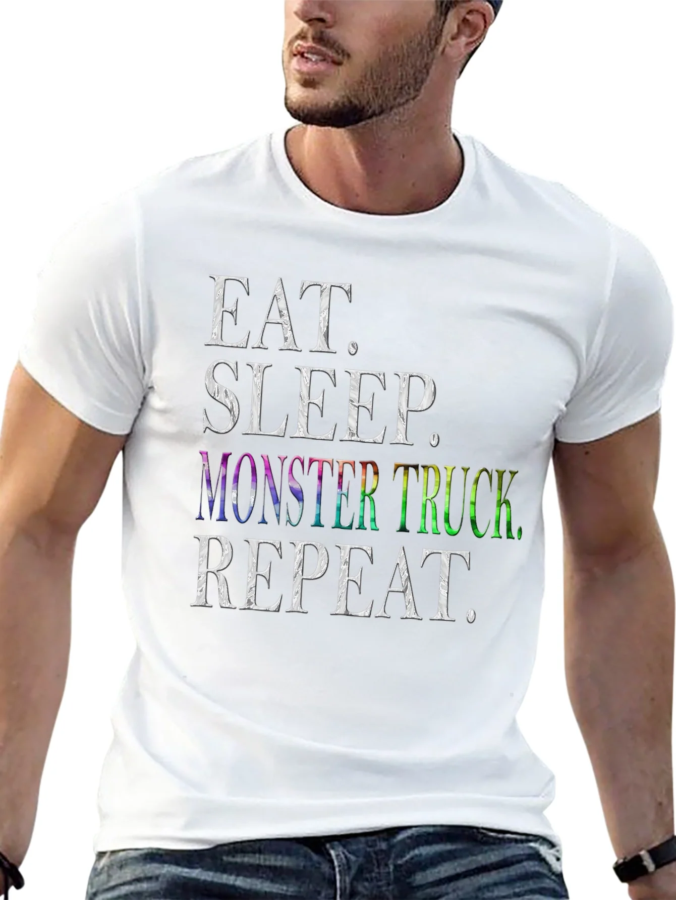 Eat Sleep Monster Truck Repeat T-Shirt
