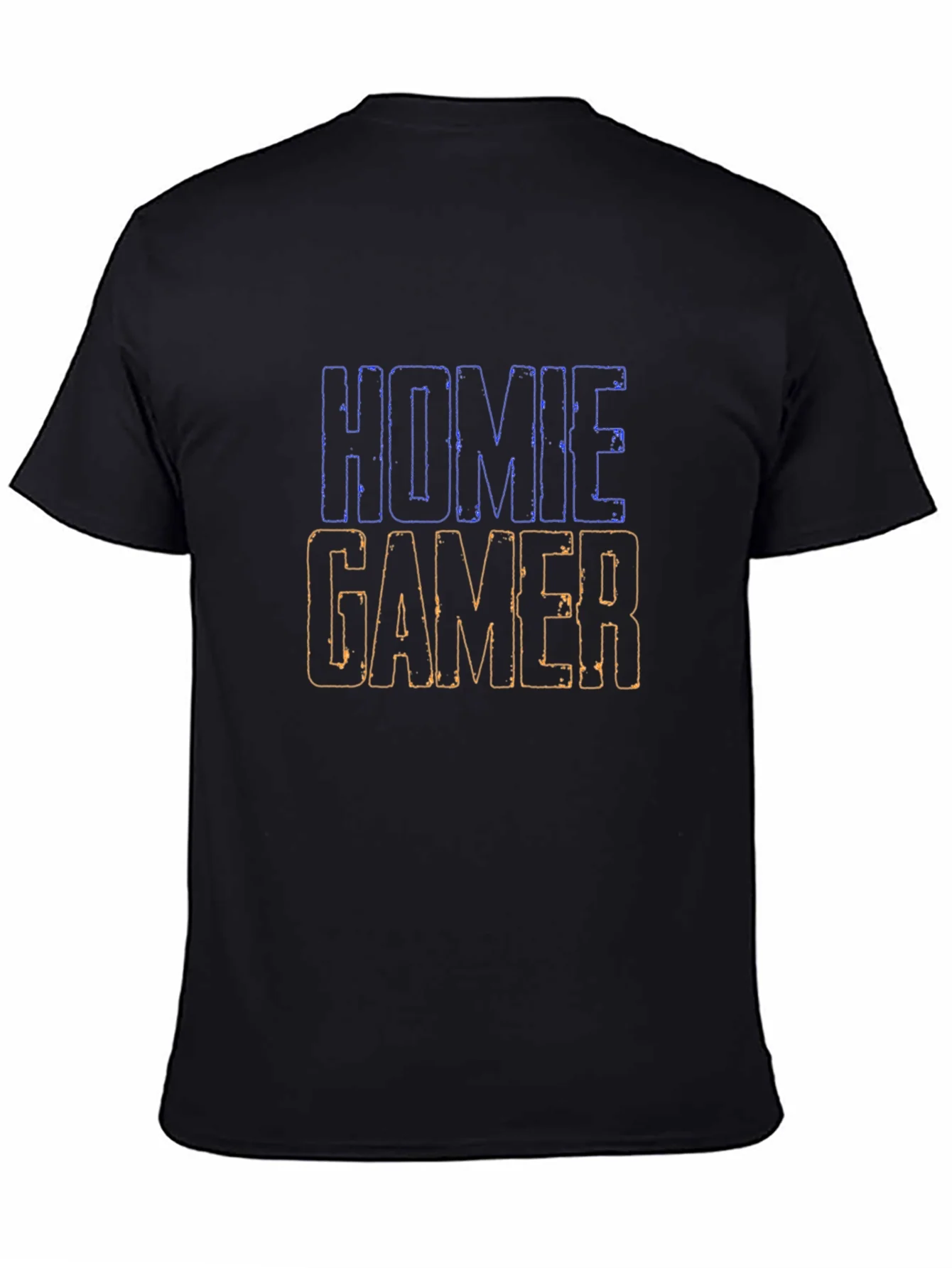 Homie Gamer Black Graphic Tee