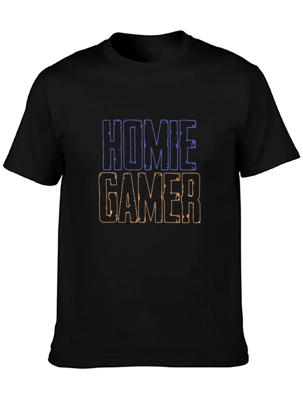 Homie Gamer Black Graphic Tee